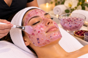 Luxury Pink Jelly Facial Treatment